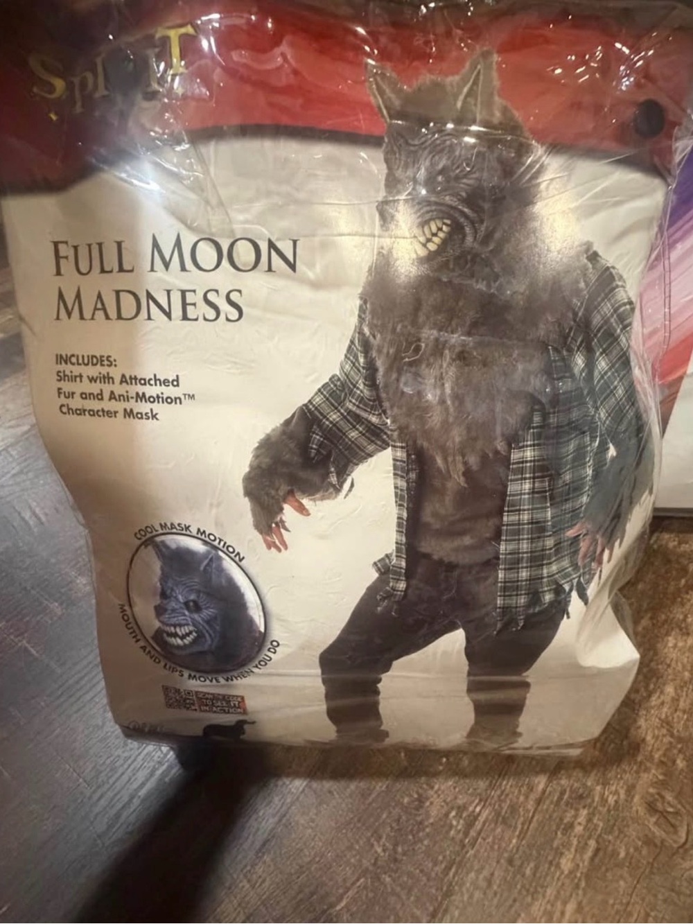Full Moon Madness Kids Werewolf Costume - Gray
